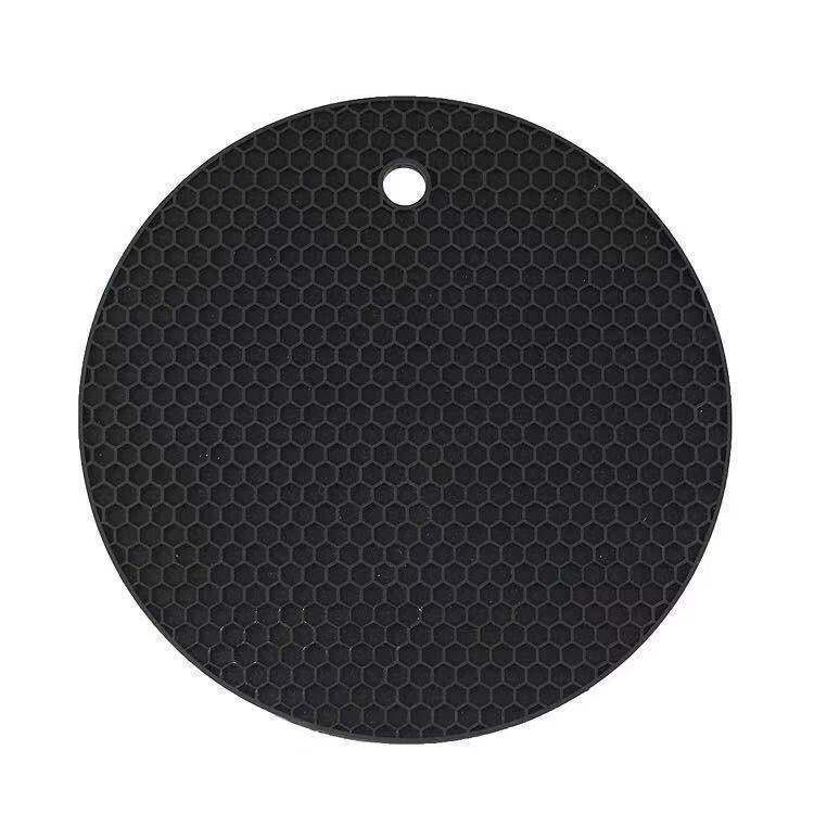 Miếng Lót Nồi Silicone SMARTCHOICE Chống Ẩm Chống Trơn Trượt Hình Tròn Tổ Ong