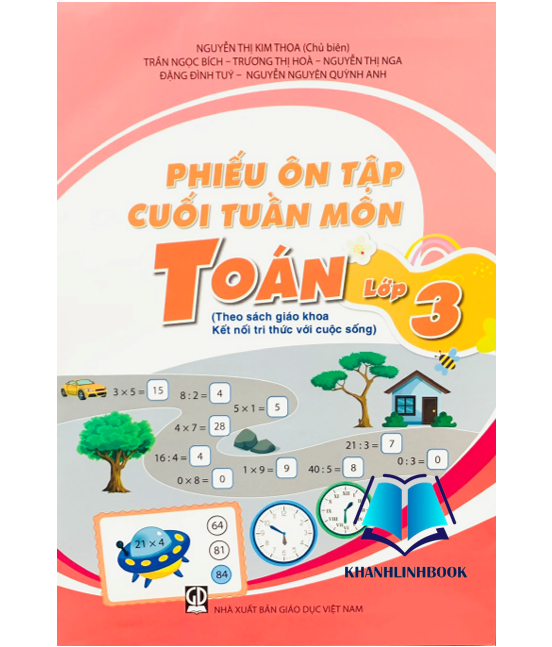 Sách - phiếu ôn tập cuối tuần môn toán 3