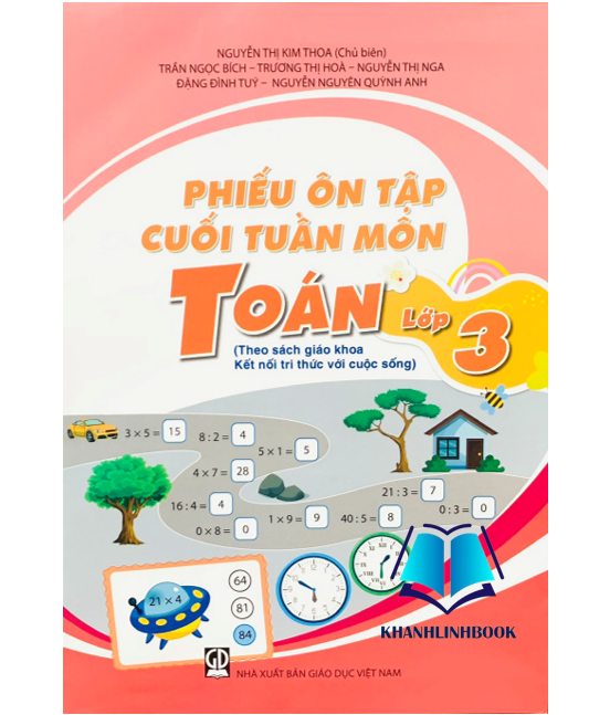 Sách - phiếu ôn tập cuối tuần môn toán 3 ( kết nối )