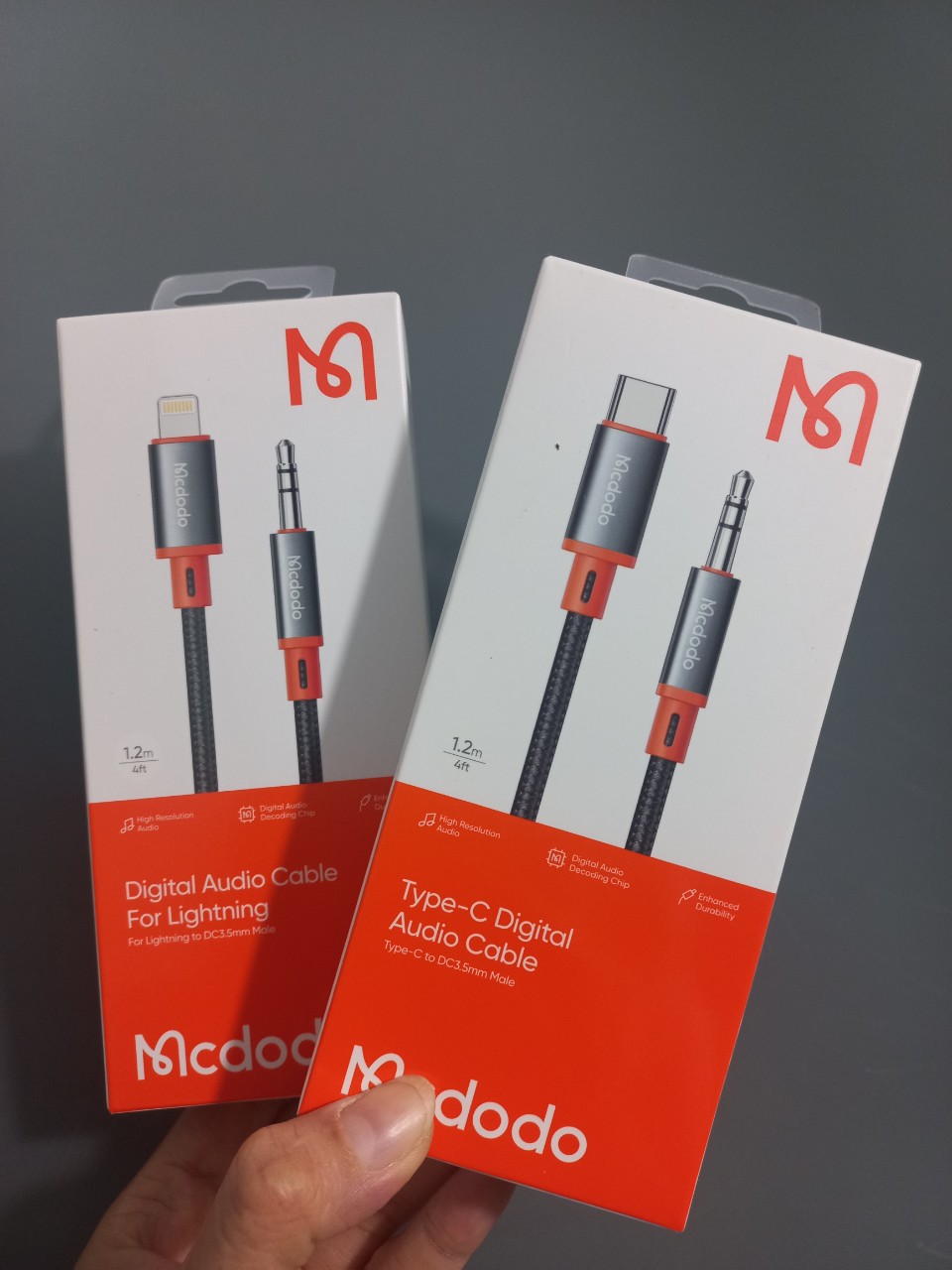 Cáp âm thanh kết nối điện thoại ip máy tính bảng type C với loa tai nghe Mcdodo CA078 CA082 _ Hàng chính hãng