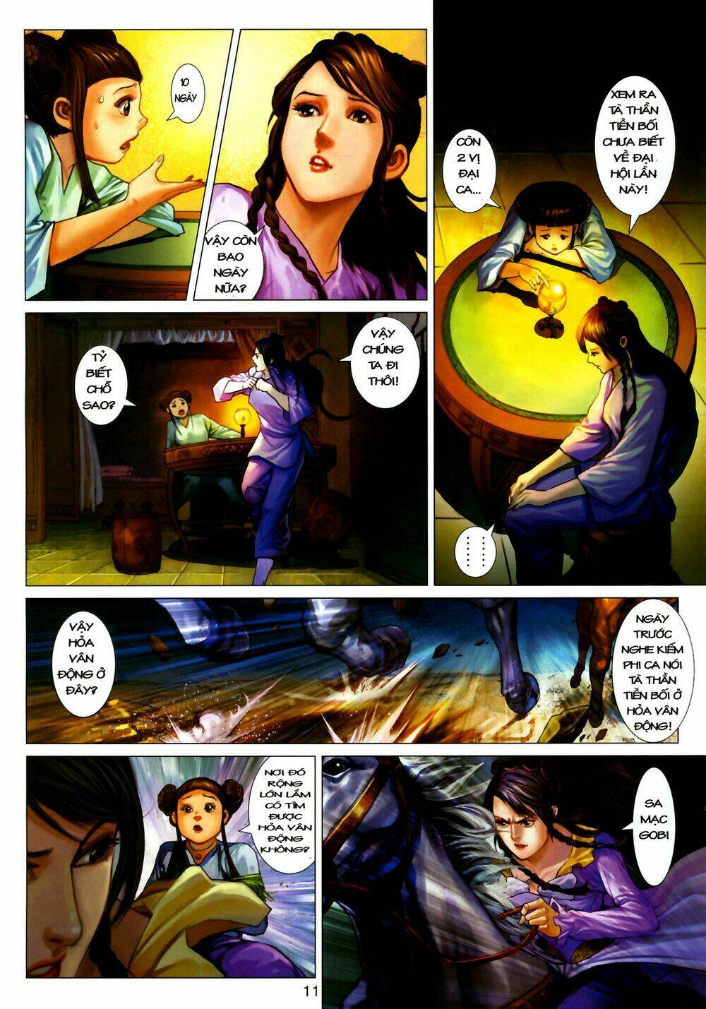 thần chưởng long kiếm phi chapter 11 12