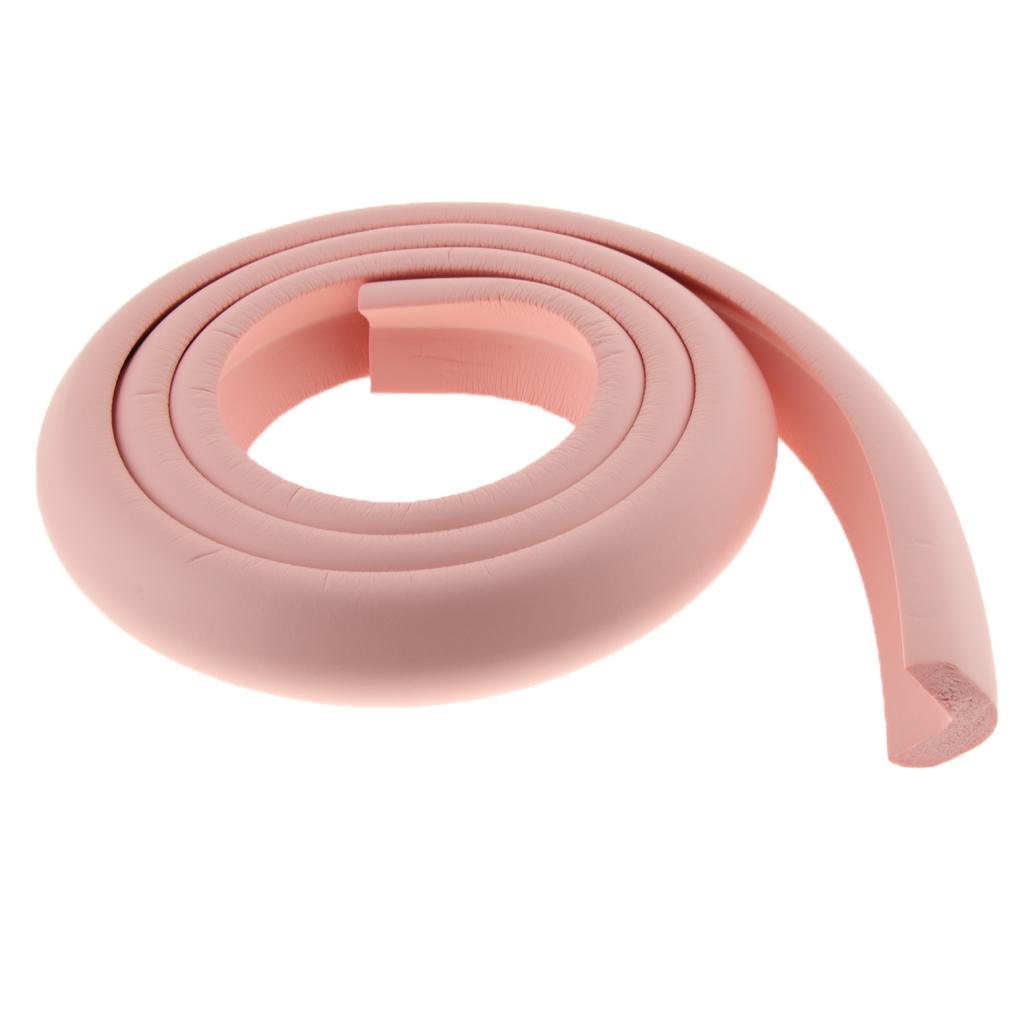 2M Length Child Indoor L Shape Rubber Strap Edge Guard Baby Safety Corner Protection Cushion