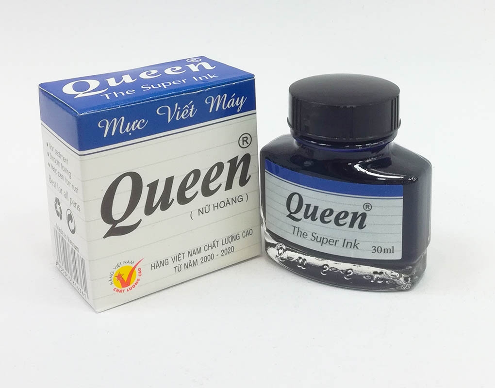 Mực Viết Máy Queen - Mực Xanh