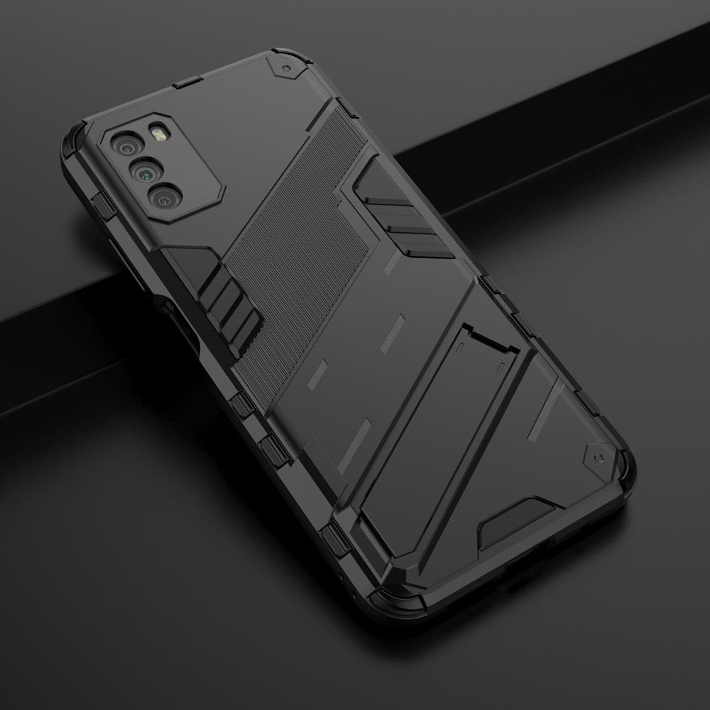 Ốp lưng cho Xiaomi Poco M3, Ốp chống sốc Iron Man PUNK cao cấp kèm giá đỡ cho Poco M3