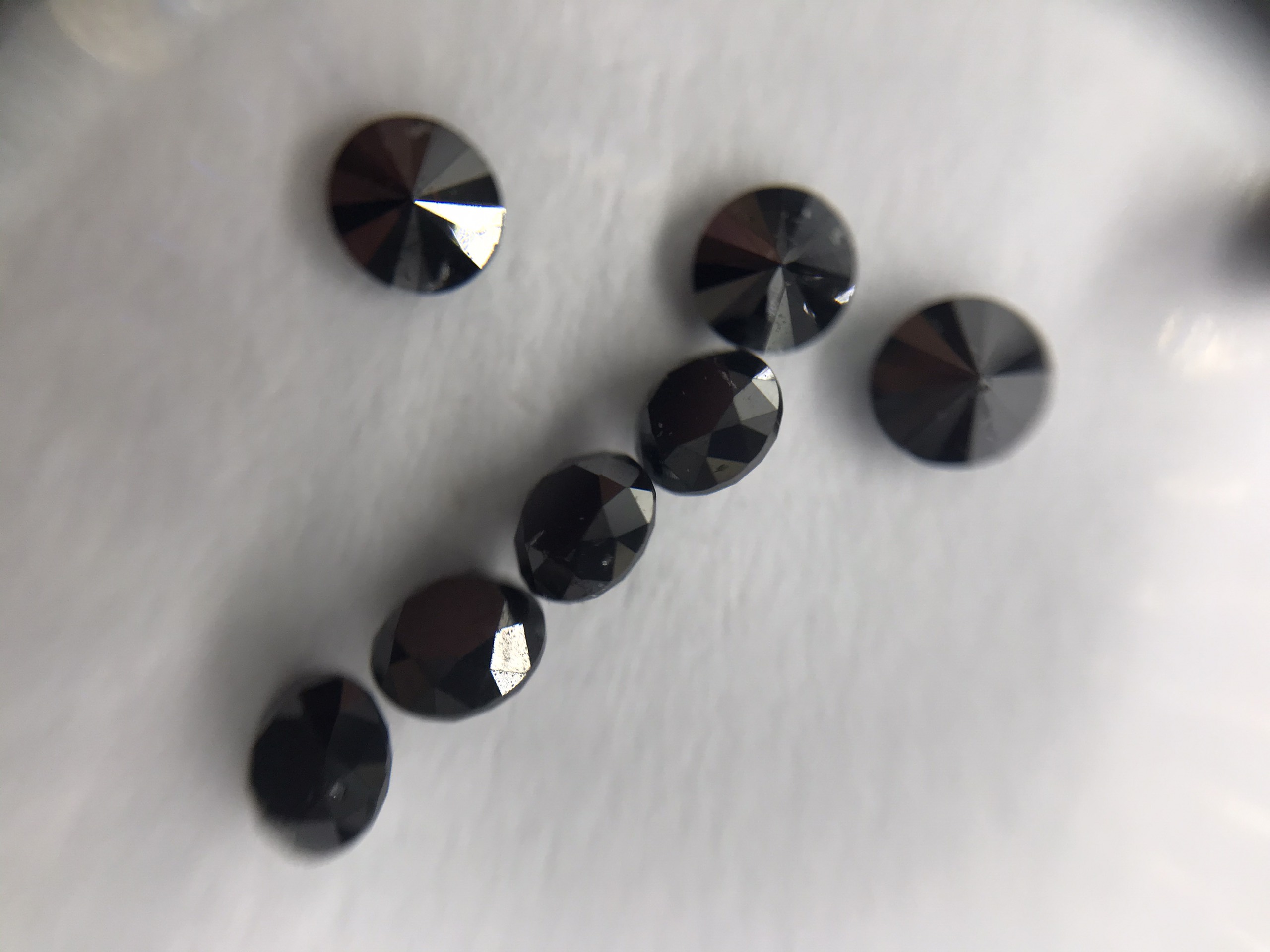 Kim Cương Đen Thiên Nhiên - 1.0mm - Đính Răng, Trang Sức - BLACK DIAMOND