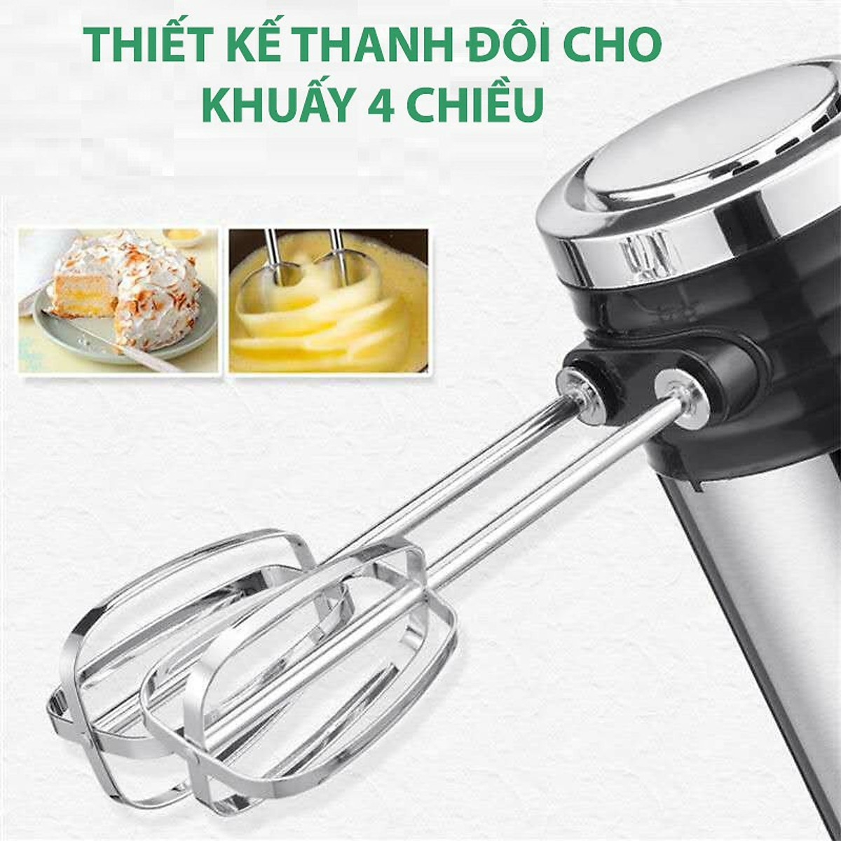 Máy Đánh Trứng Nhào Bột Cầm Tay JU-882 - Hàng Chính Hãng