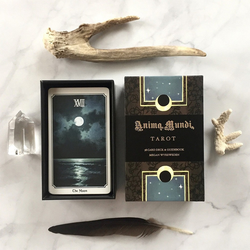 [Mạ Cạnh Size Gốc] Bài Tarot  Anima Mundi 78 Lá 7x12 Cm Hộp Cứng Cao Cấp Đá Thanh Tẩy