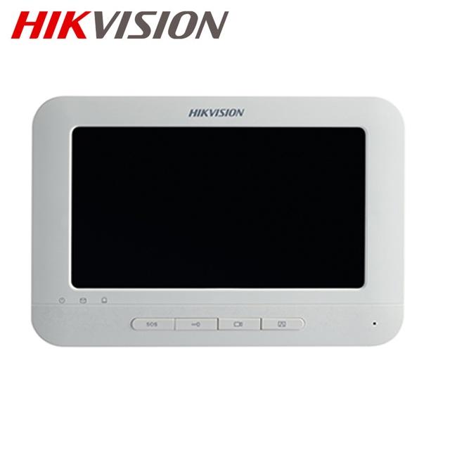 Màn hình màu chuông cửa HIKVISION DS-KH6210-L, rộng 7inch, Mic đa hướng-Loa ngoài, Mở qua App,Gọi giữa các căn hộ - Hàng Chính Hãng