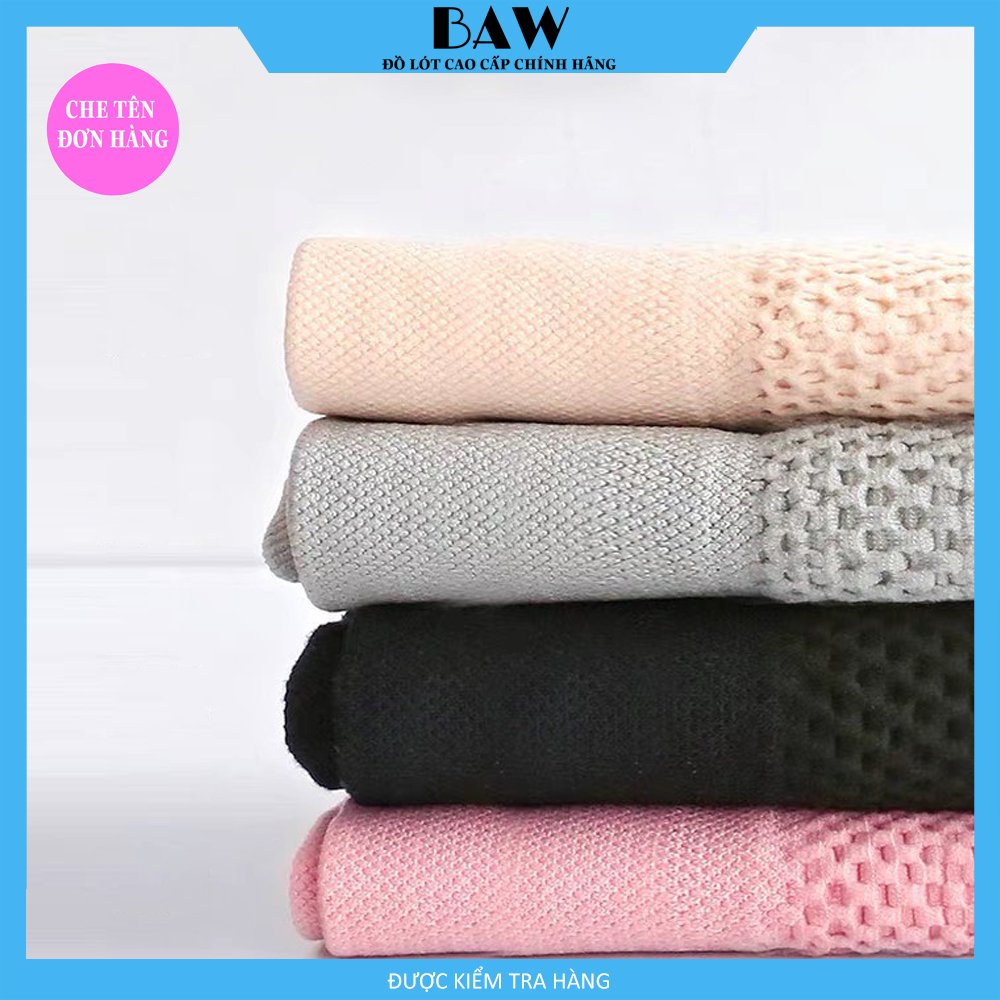 Bộ 3 Quần Lót Nữ cotton cạp cao co giãn 4 chiều thương hiệu Baw 40-63kg QLN08