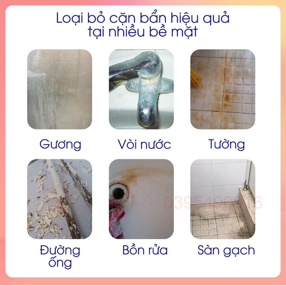 Chai xịt đa năng Fansen 500ml tẩy canxi vôi rửa vết ố vòi sen, nhà bếp nhà tắm, tẩy vết ố màu trên gạch hoa