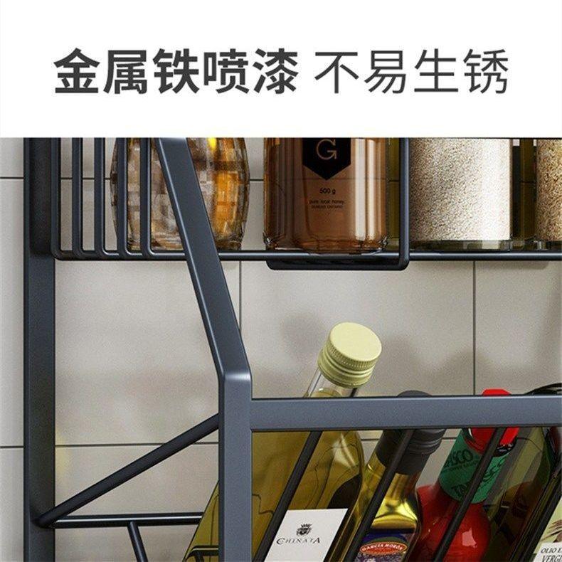 Đặc Biệt Giá Bếp Nhà Mặt Bàn Dầu Muối Giấm Gia Vị Có Giá Để Đồ Gia Vị Giá Dày Nhiều Lớp Giá Để Gia Vị