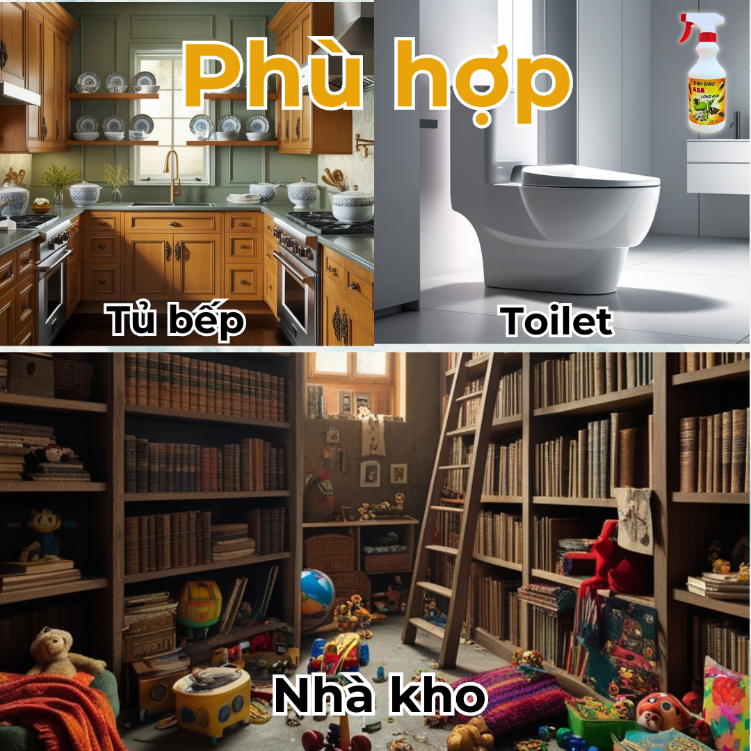 Tinh Dầu ASA Long Não 300ml - Khử mùi hôi nhanh, xua đuổi gián kiến, hạn chế vi khuẩn