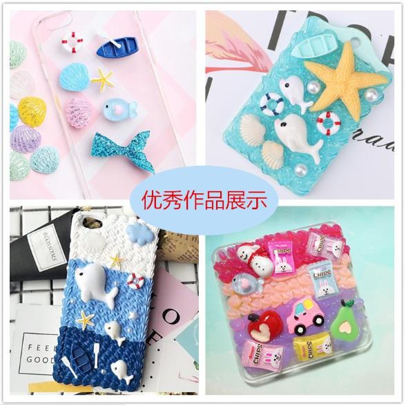Chuyên Charm * Combo túi 30-50 charm nhựa Epoxy chủ đề Thế giới đáy đại dương