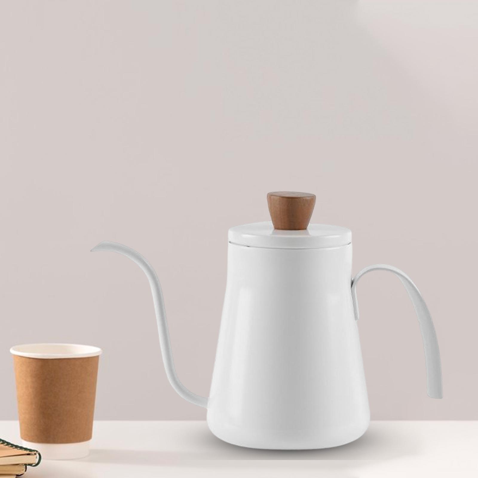 Gooseneck Coffee Kettle Coffee Teapot 400ml for Kitchen, Home, Cafe,