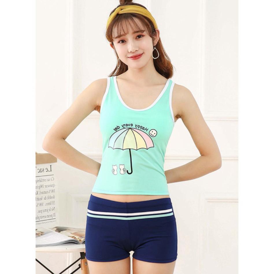 Đồ Bơi Xinh Cho Teen FreeSize Từ 30Kg-40Kg AT124 Shop Mây Bikini Áo Tắm