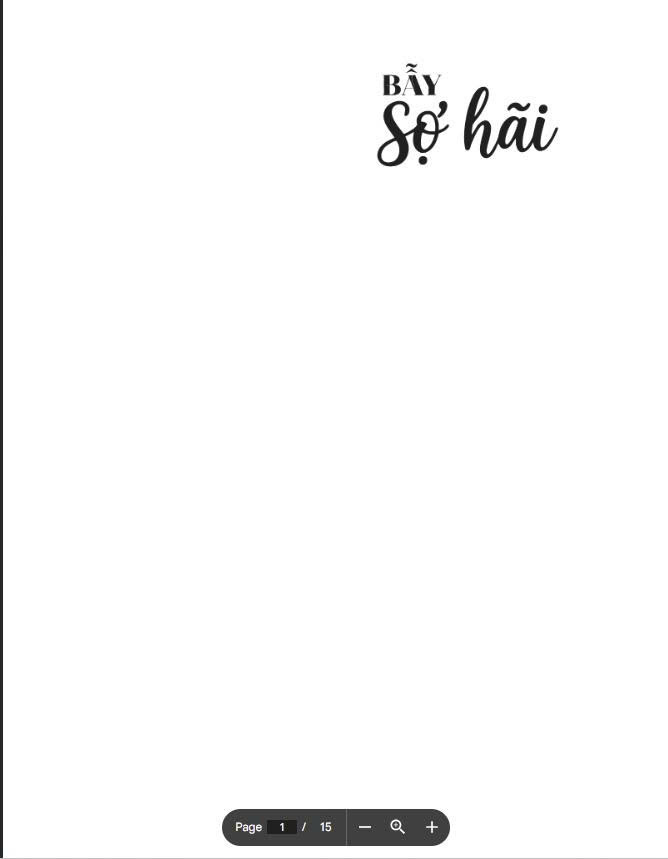 Bẫy Sợ Hãi - Cách Nhận Diện Những Tác Nhân Khiến Bạn Mắc Kẹt &amp; 6 Bước Khoa Học Để Vượt Qua Nỗi Sợ - Tiến Sĩ Tâm Lý Nancy Stella - Alpha Books