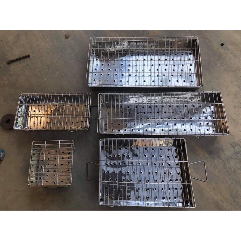 Bếp nướng than hoa inox, bếp nướng BBQ ngoài trời