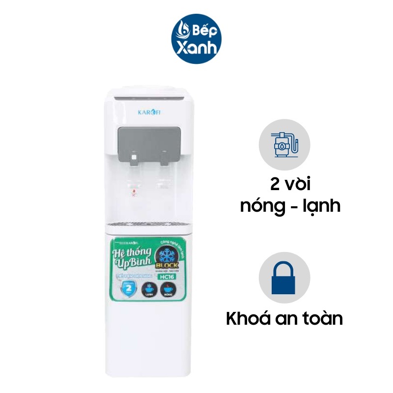 Cây Nóng Lạnh Karofi Úp Bình HC16 - Hàng Chính Hãng