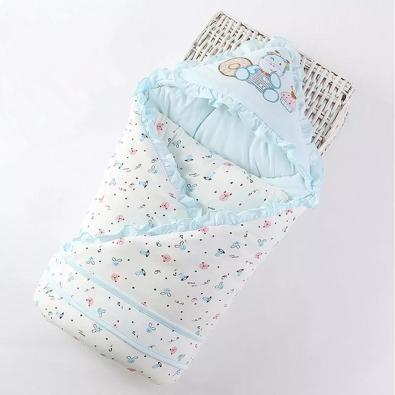 Dễ Thương Cho Bé Chống Đá Túi Ngủ Cotton Bao Chăn Hoạt Hình Sơ Sinh Đầm Bọc