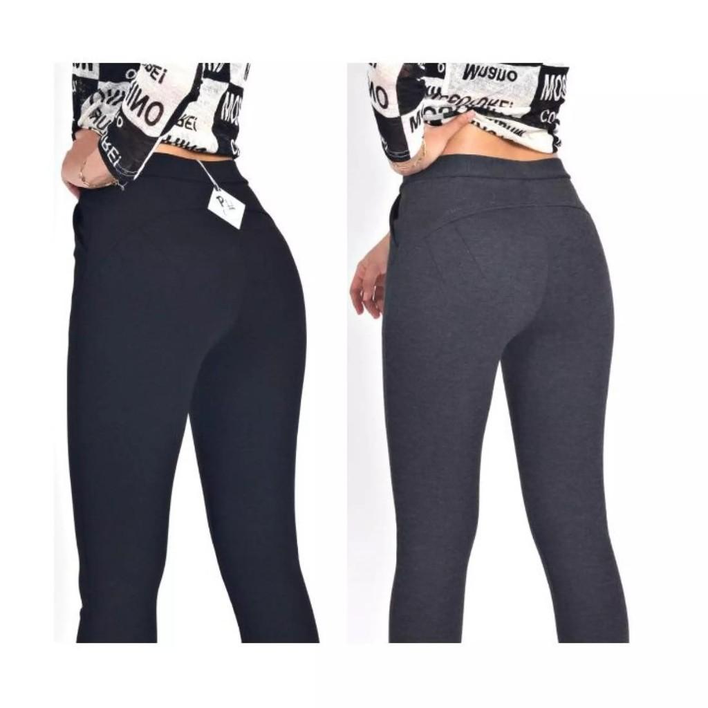 Quần legging nâng mông 2 túi trước vải mịn đẹp