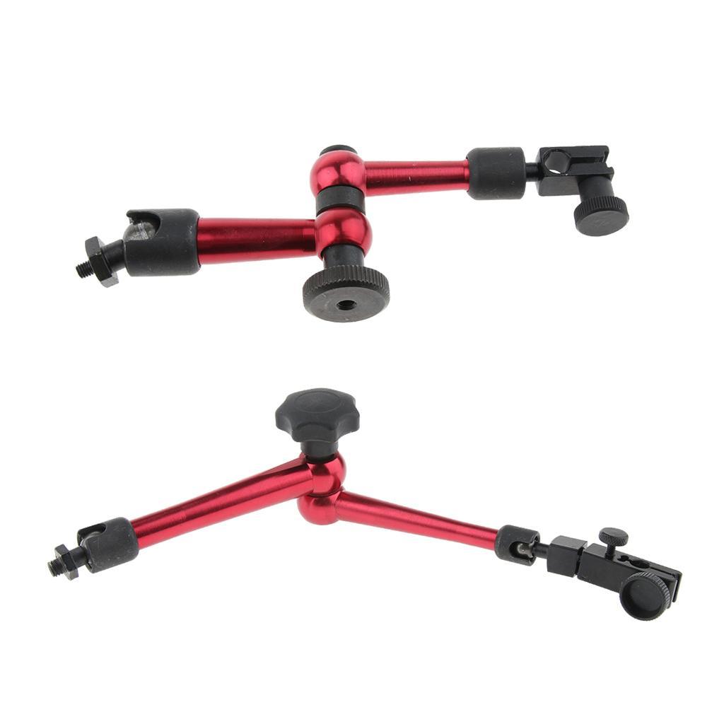 2x Metal Universal Base Holder for Lever Dial Test Indicator Gauge L