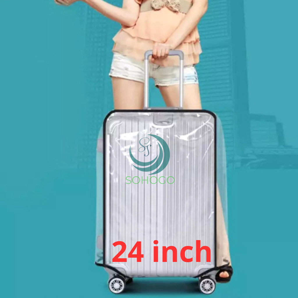 Áo Bọc Vali Trong Suốt Cao Cấp -Áo Trùm Bảo Vệ Vali Chống Trầy Xước -Cover Bảo Vệ Vali Chống Nước 18–30 Inch -Áo Bọc Vali Co Giãn Chống Bụi Bẩn