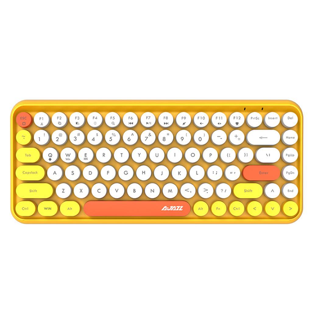 308i Bluetooth Wireless Keyboard 84 Keys Round