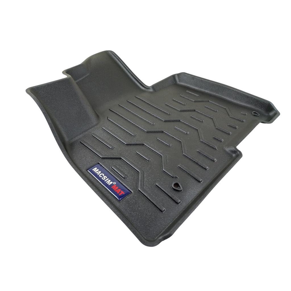 Thảm lót sàn xe ô tô Kia Carnival Nhãn hiệu Macsim chất liệu nhựa TPV cao cấp màu đen(FDW-243)