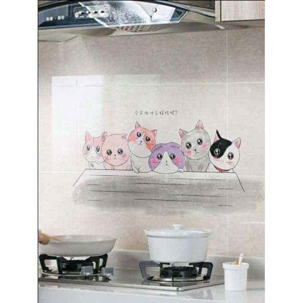 Miếng dán bếp chống dính mỡ dễ lau chùi