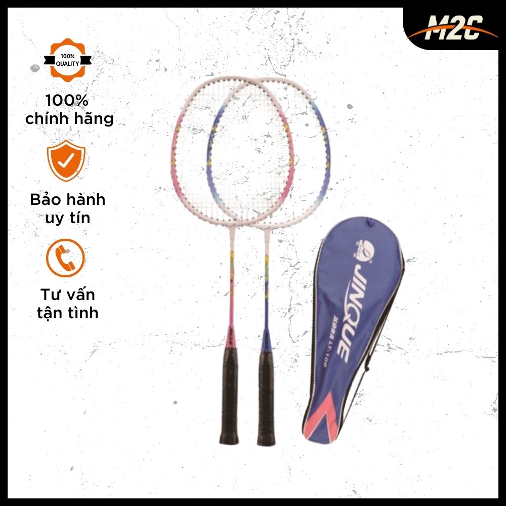 Bộ Vợt Cầu Lông Double Fish LT - 102 Trẻ Em (2 Cây) Chính Hãng Kèm Túi Đựng Vợt Cầu Lông