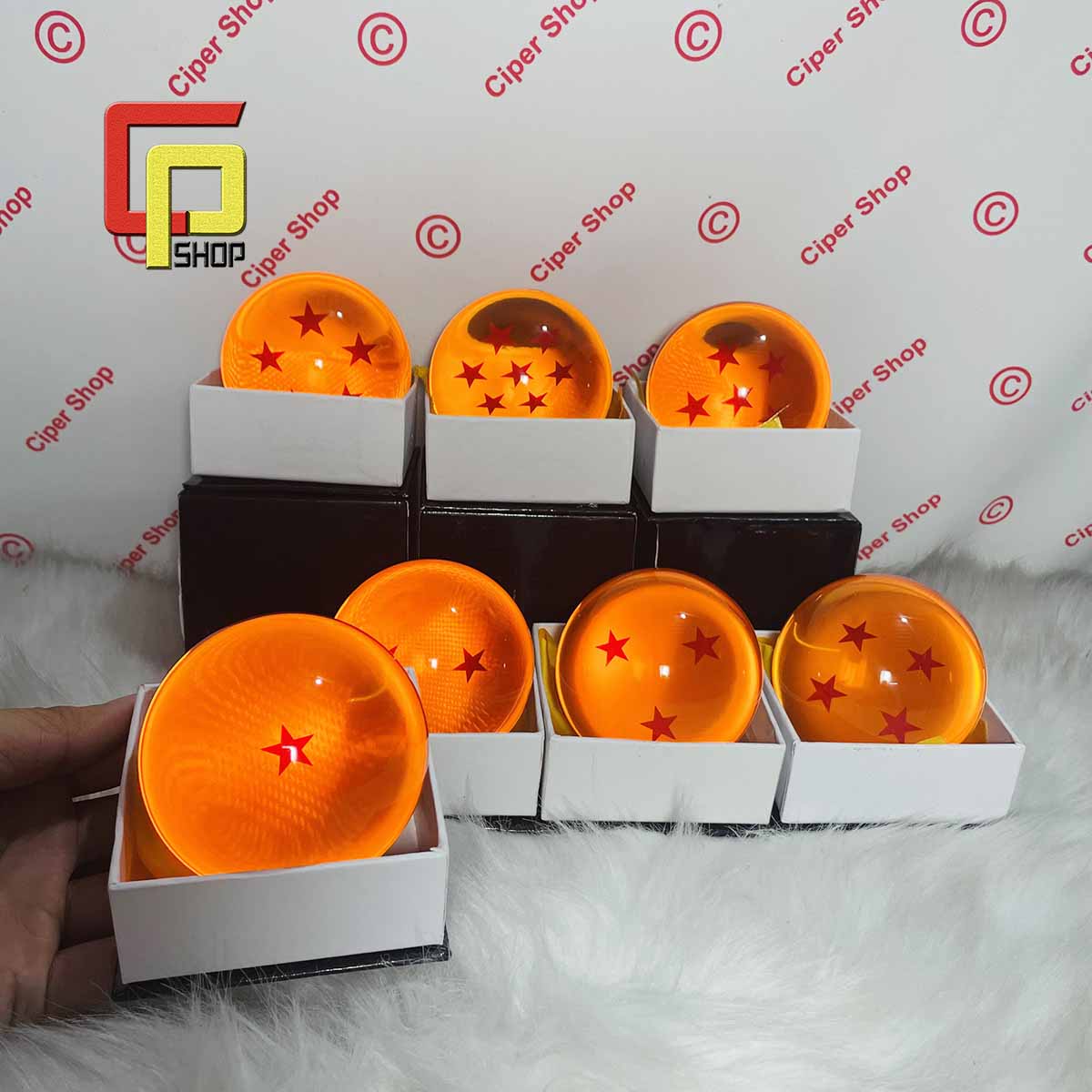 Bộ Ngọc Rồng Dragon Ball 7.6cm - loại to nhất