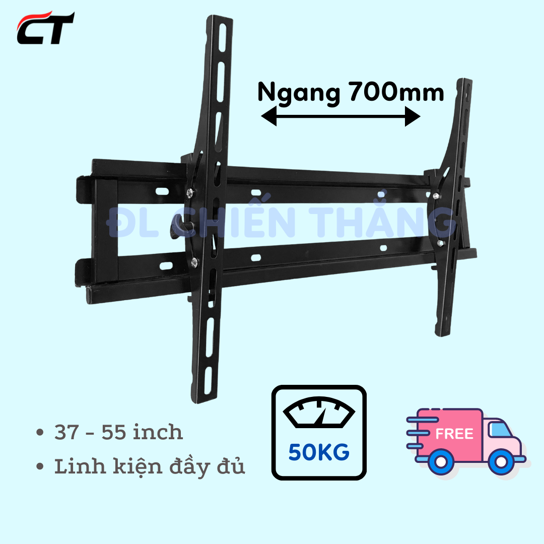 Khung treo tivi nghiêng 37 - 55 inch - Hàng chính hãng