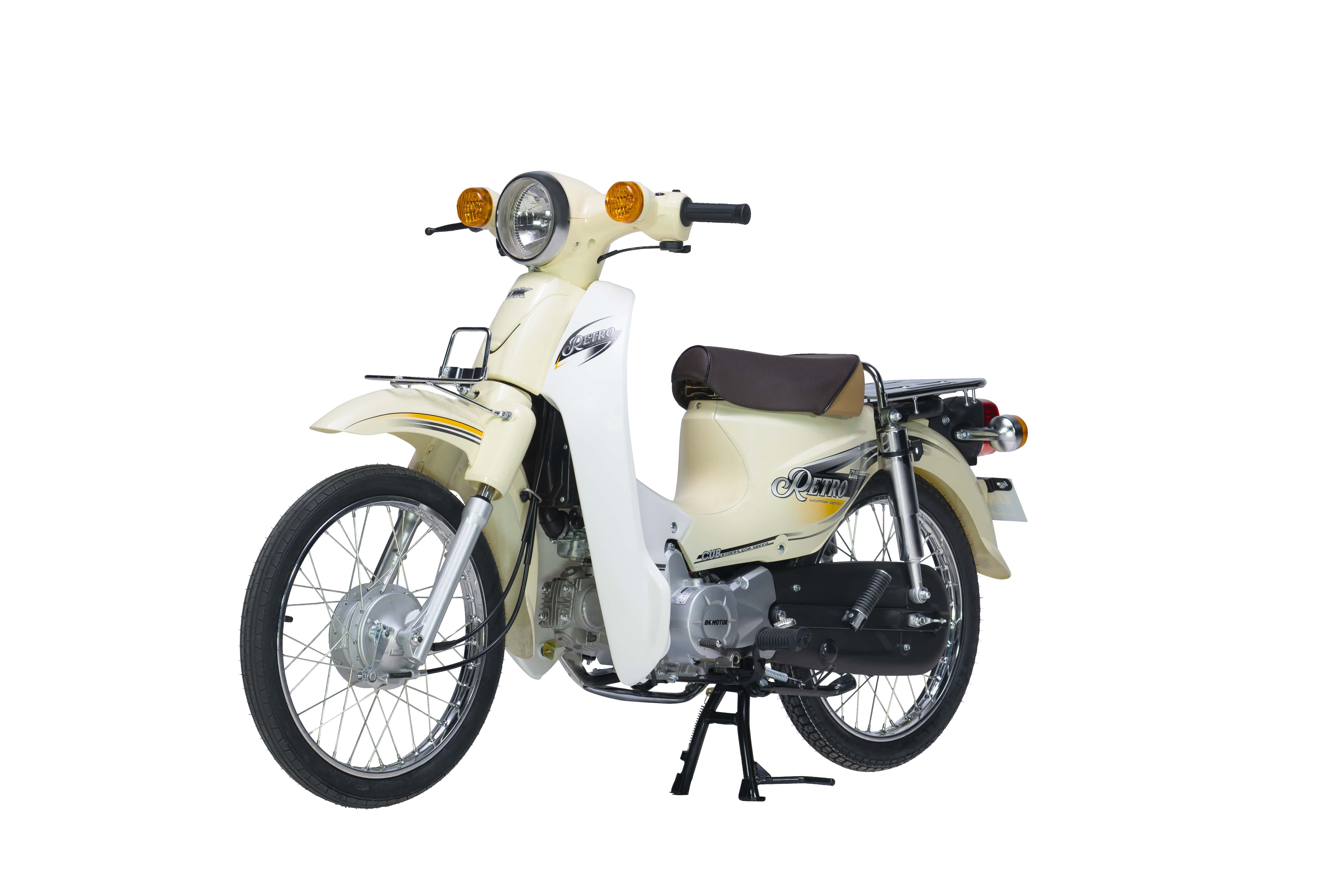 Xe Máy 50cc DK Retro - Màu Be