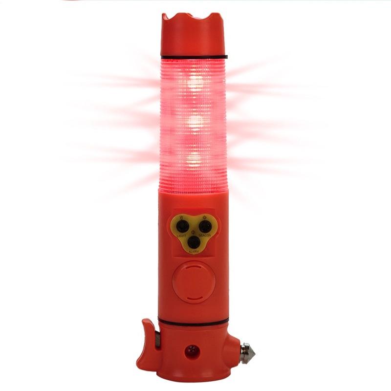 Búa Thoát Hiểm Khẩn Cấp Đa Năng 6 Trong 1 Có Đèn LED Đỏ Cho Xe Hơi
