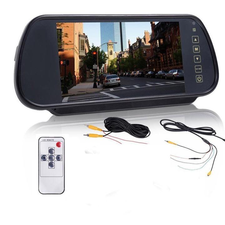 Màn Hình LCD Ốp Gương Ô Tô HD 7 Inch