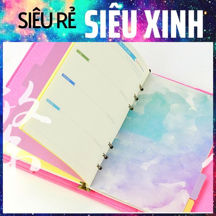 Tab Phân Trang galaxy flower A5/A6 cho Sổ Còng/Sổ Planner