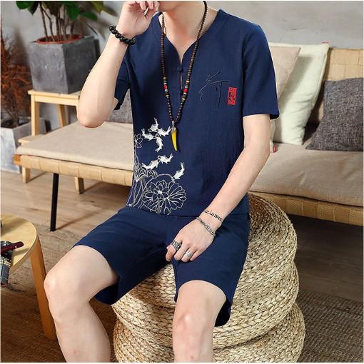 (RẺ VÔ ĐỊCH) Bộ nam đũi quần áo ngắn tay chất siêu mát !!!! Mặc nhẹ như không!!! Hàng chuẩn chất đẹp dáng