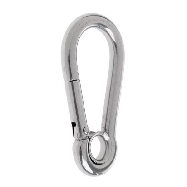 2x Heavy Duty Stainless Steel Carabiners Clips Hooks for Hammocks, Camping, Hiking, Outdoor