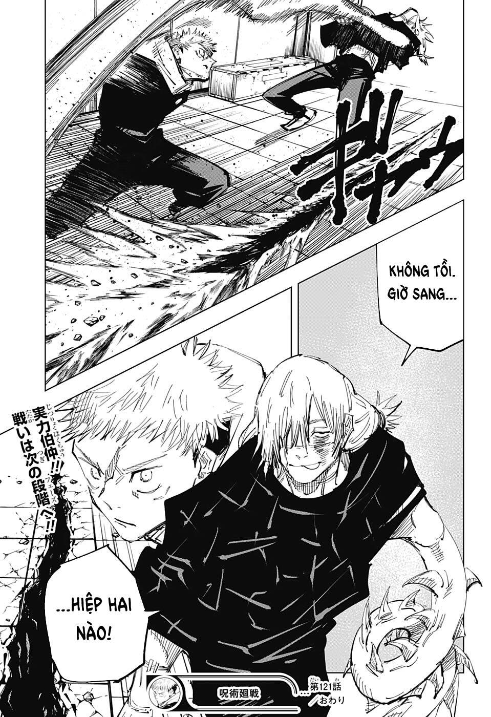 jujutsu kaisen - chú thuật hồi chiến chapter 121 21