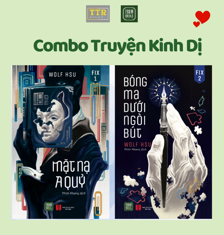 Sách - Combo 2 cuốn: Mặt Nạ Quỷ + Bóng Ma Dưới Ngòi Bút