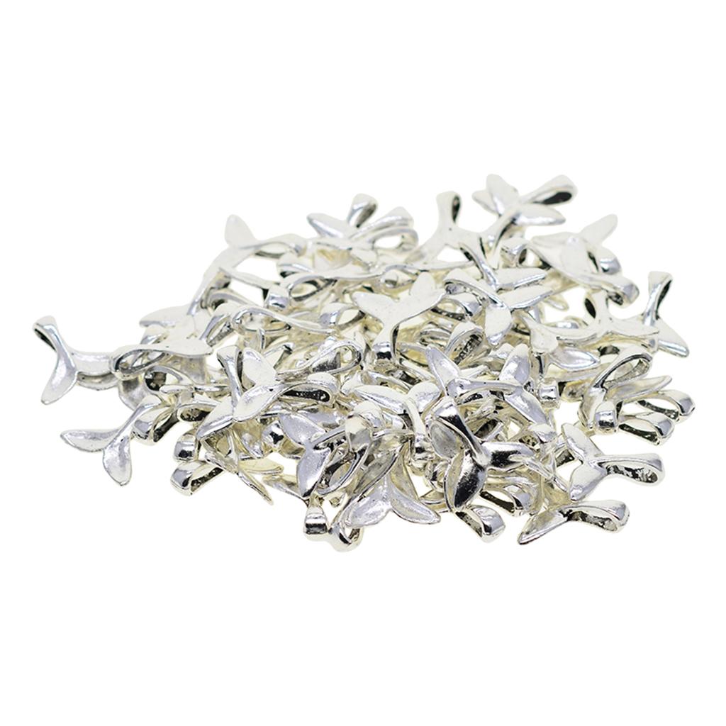 100 Pieces Necklace Bracelets Pendant DIY Jewelry Making Charms Beads