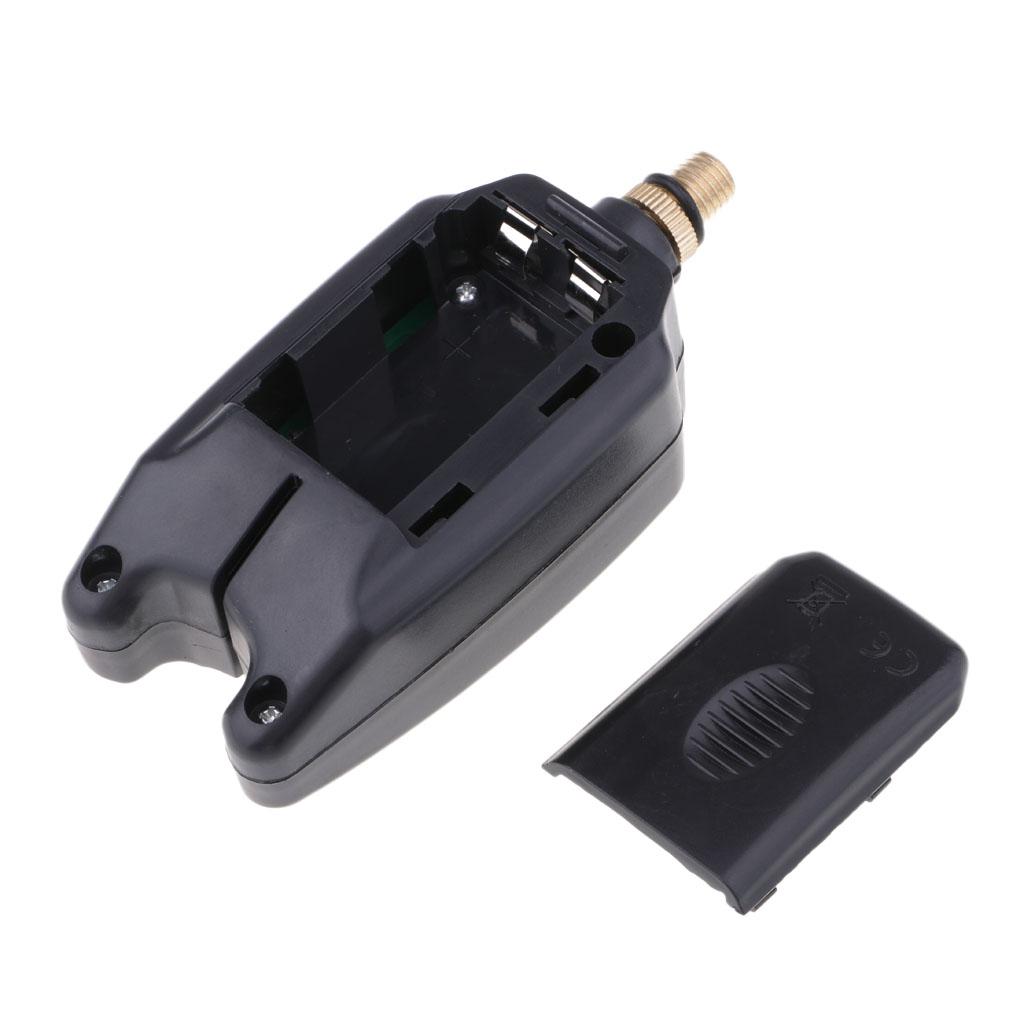 Fishing Bite Alarm Bite Indicator LED Sound Light Alert Fishing Rod Holder