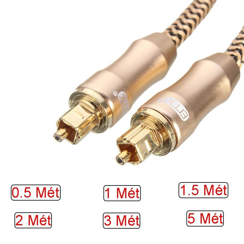 Cáp quang Audio 1.5m vàng