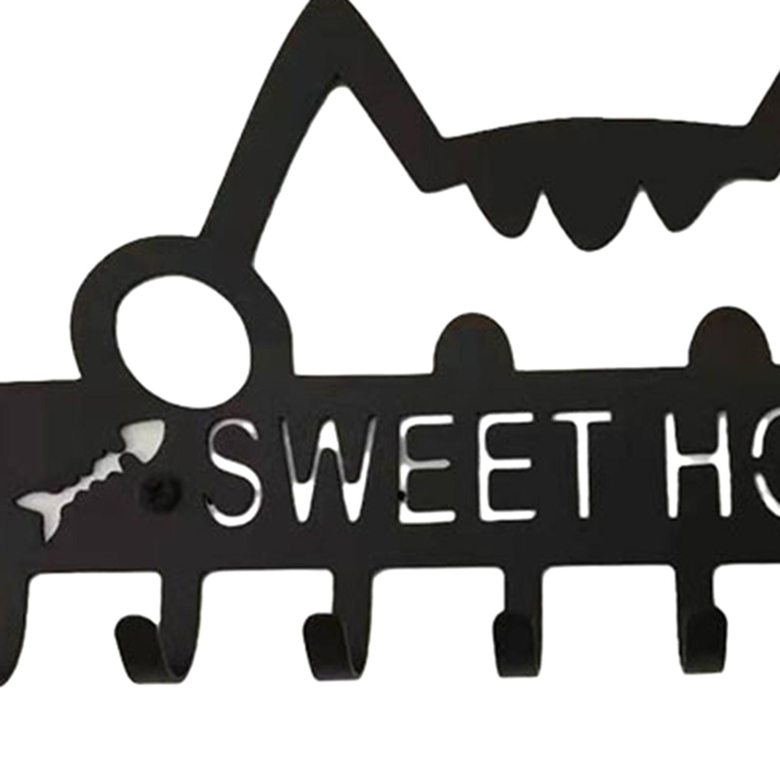 Sweet Home Wall Hanger Key Holder Hooks Key Rack for Decoration Entryway Bag