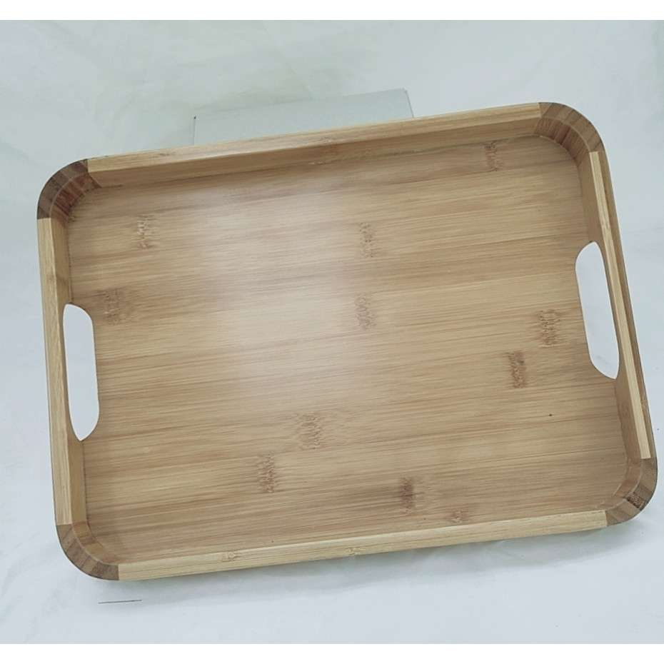 KHAY TRE PHONG CÁCH NHẬT ĐẶT BỘ TRÀ HOẶC BỘ BÌNH CỐC HÌNH CHỮ NHẬT