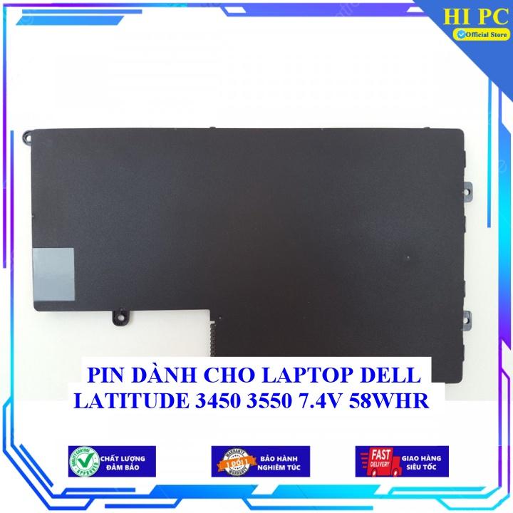 PIN DÀNH CHO LAPTOP DELL LATITUDE 3450 3550 7.4V 58WHR - Hàng Nhập Khẩu