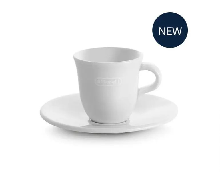 [Hàng chính hãng] Bộ 2 ly cà phê Espresso bằng sứ DeLonghi (70ml)
