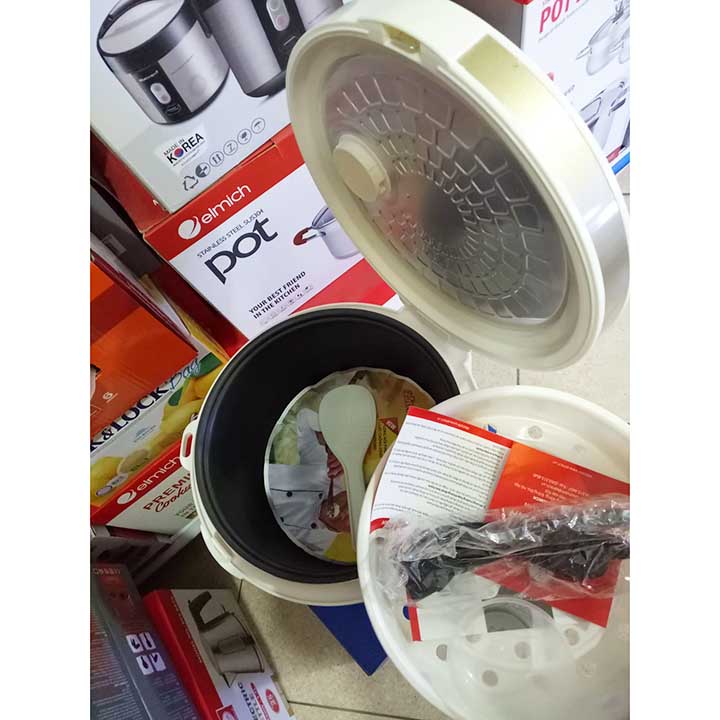 Nồi cơm điện Elmich Smartcook RCS-0892 Màu đồng bảo hành 25 tháng (KM Samsung)