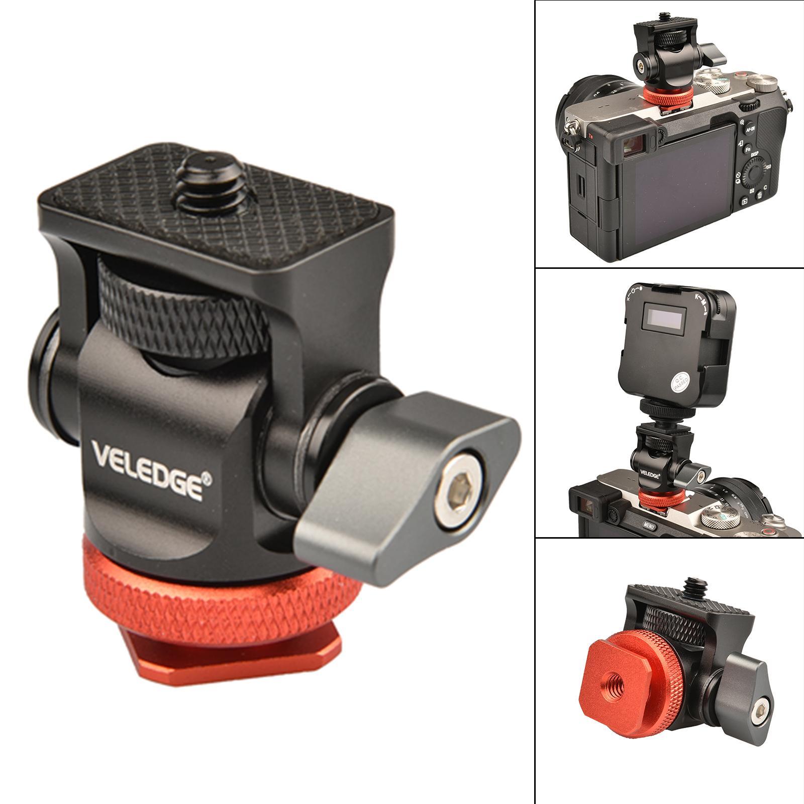 Mini Tripod Head Monitor Holder for Microphone Flash Camera