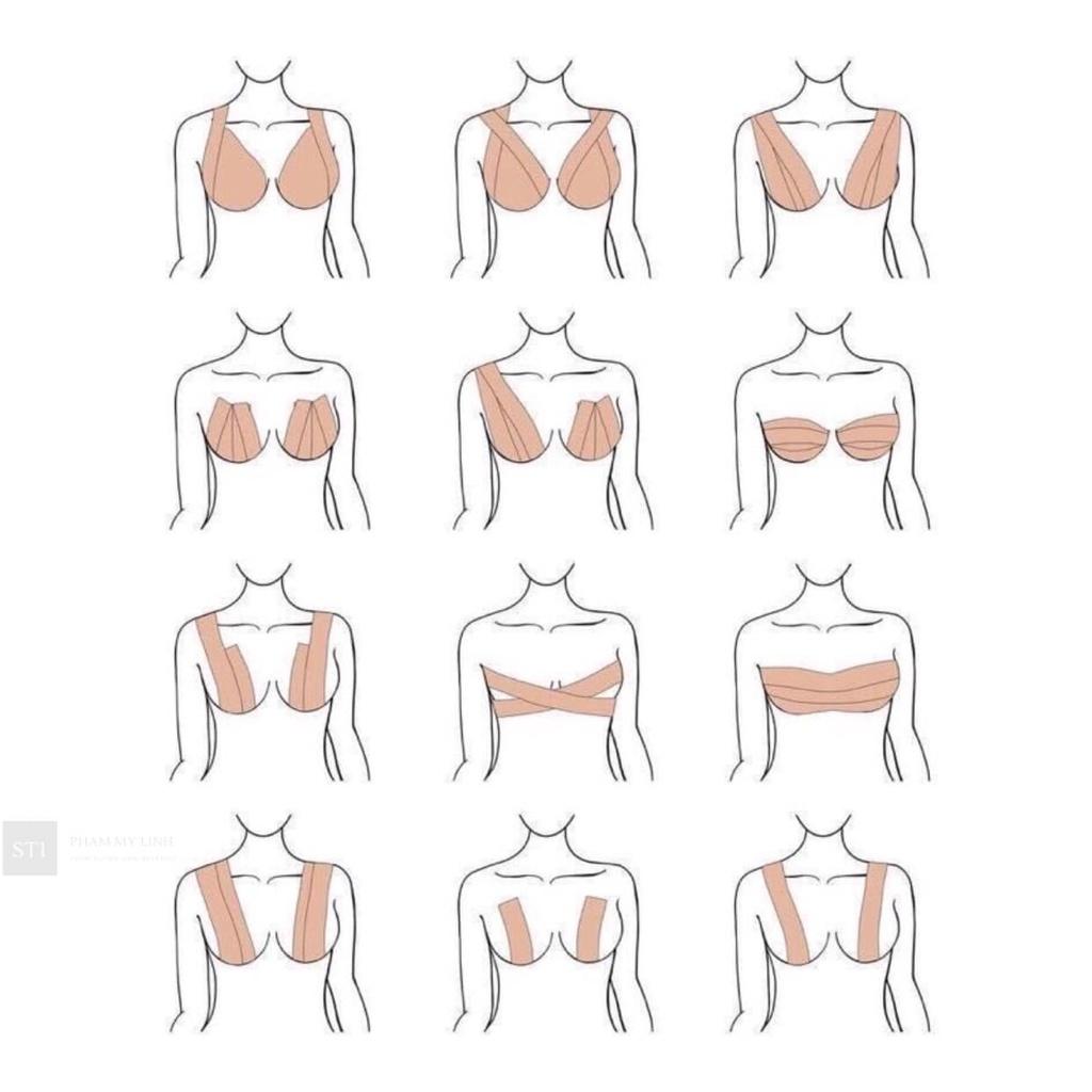 Giá hủy diệt Băng Dính Vải Nâng Và Định Hình Ngực Cuộn 5m - Boob Tape PK139